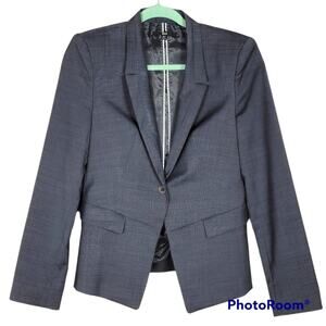 Hugo Boss Grey Stretch Wool Blazer SZ 6